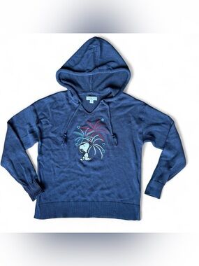 Peanuts Snoopy Fourth of July Fireworks Knit Hoodie